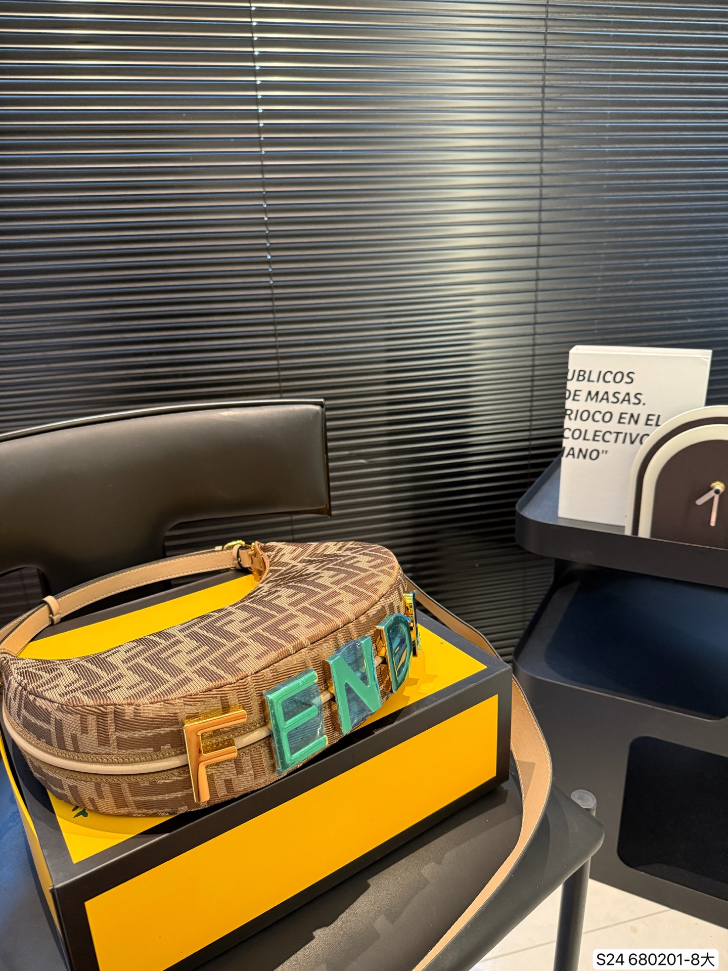 Fendi half-moon underarm bag