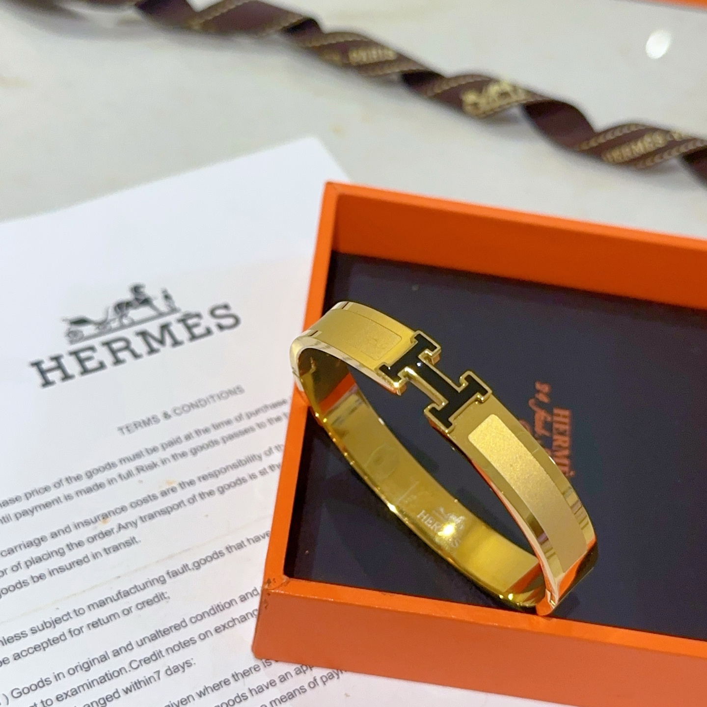 Hermes H bracelet