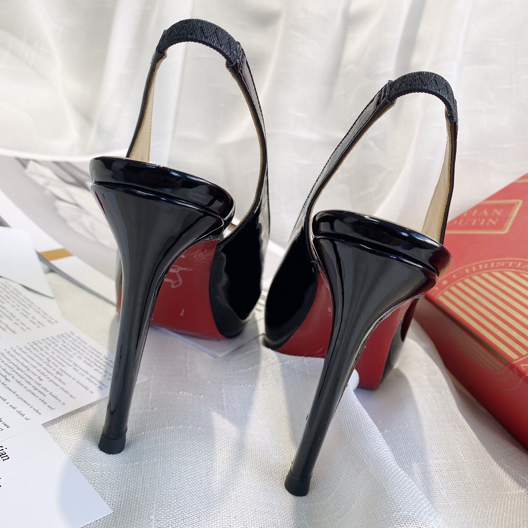 Christian Louboutin high-heeled shoes