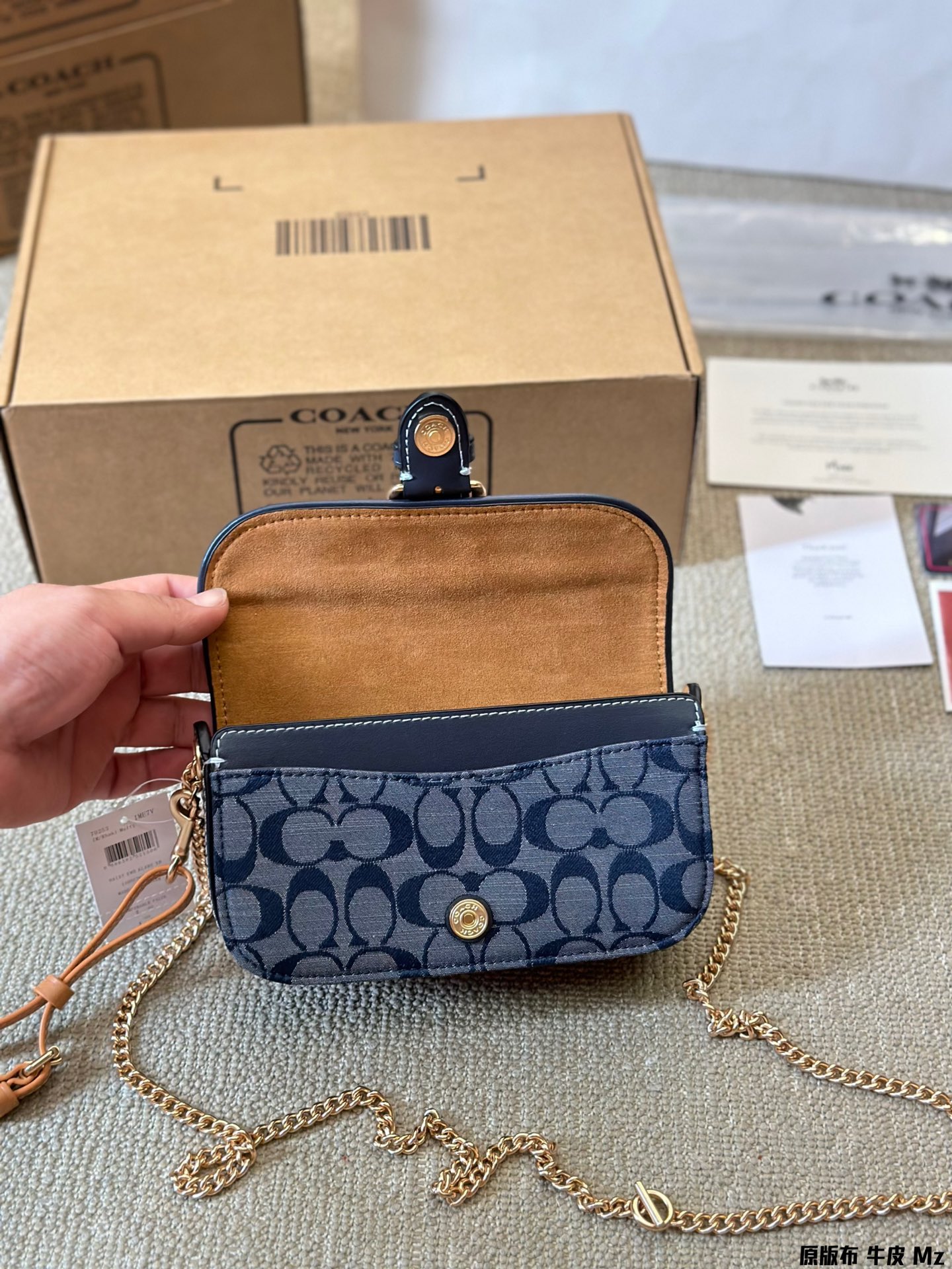 Coach kleo handle small hand-held messenger bag