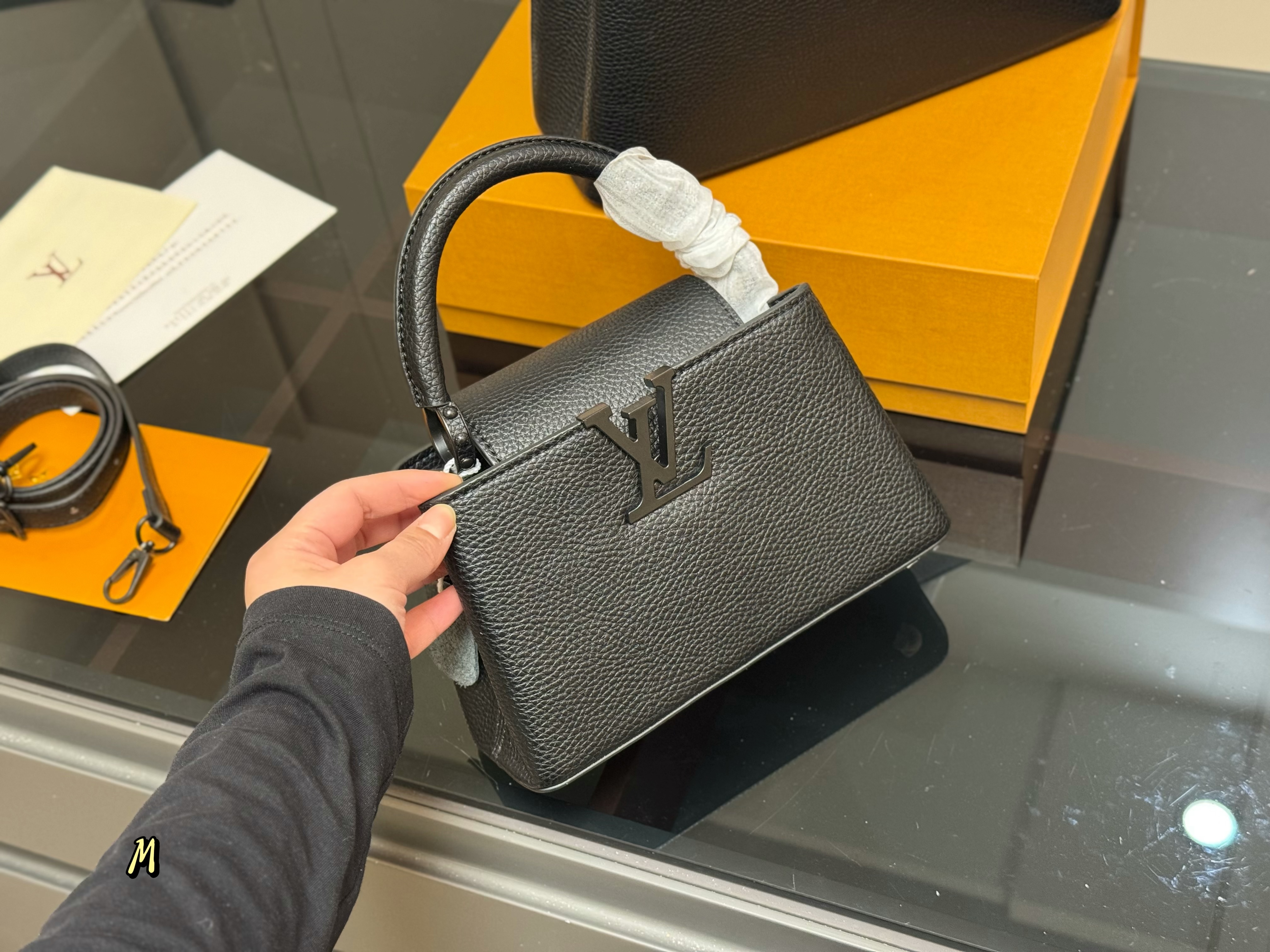 LV Capucines handbag Taurillon Leather BAG