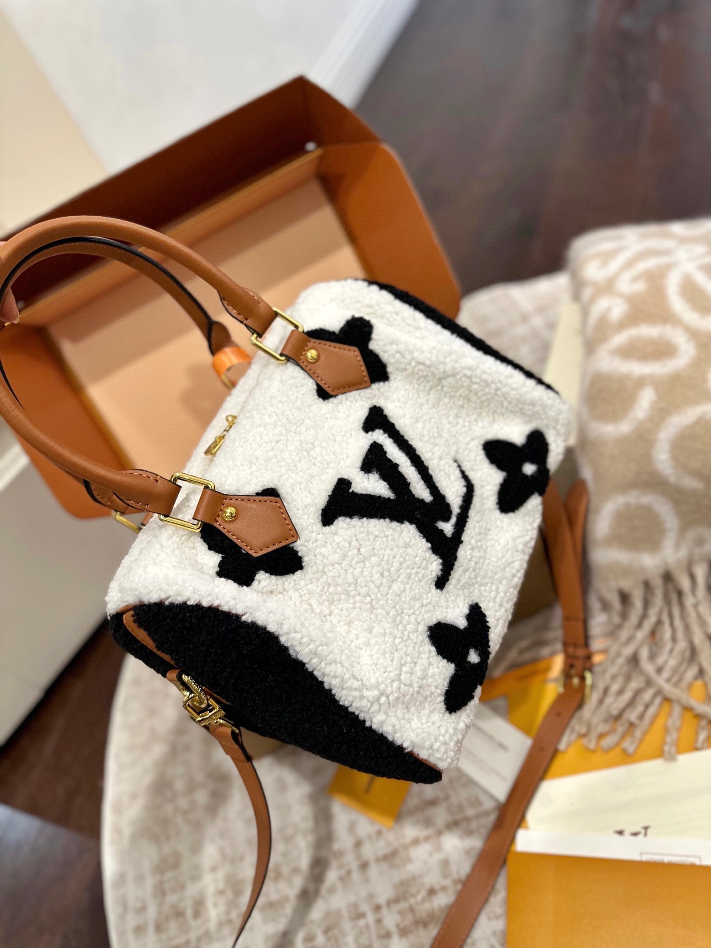 LV Monogram Teddy speedy bag