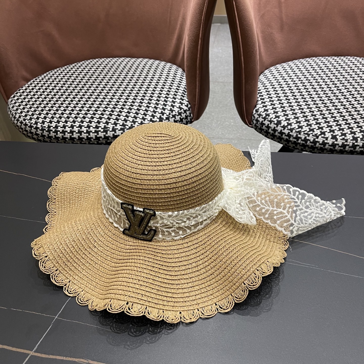 LV straw hat