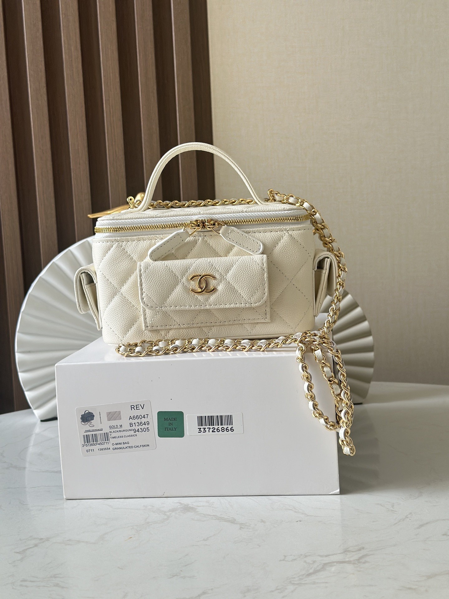 Top version chanel 23k box bag