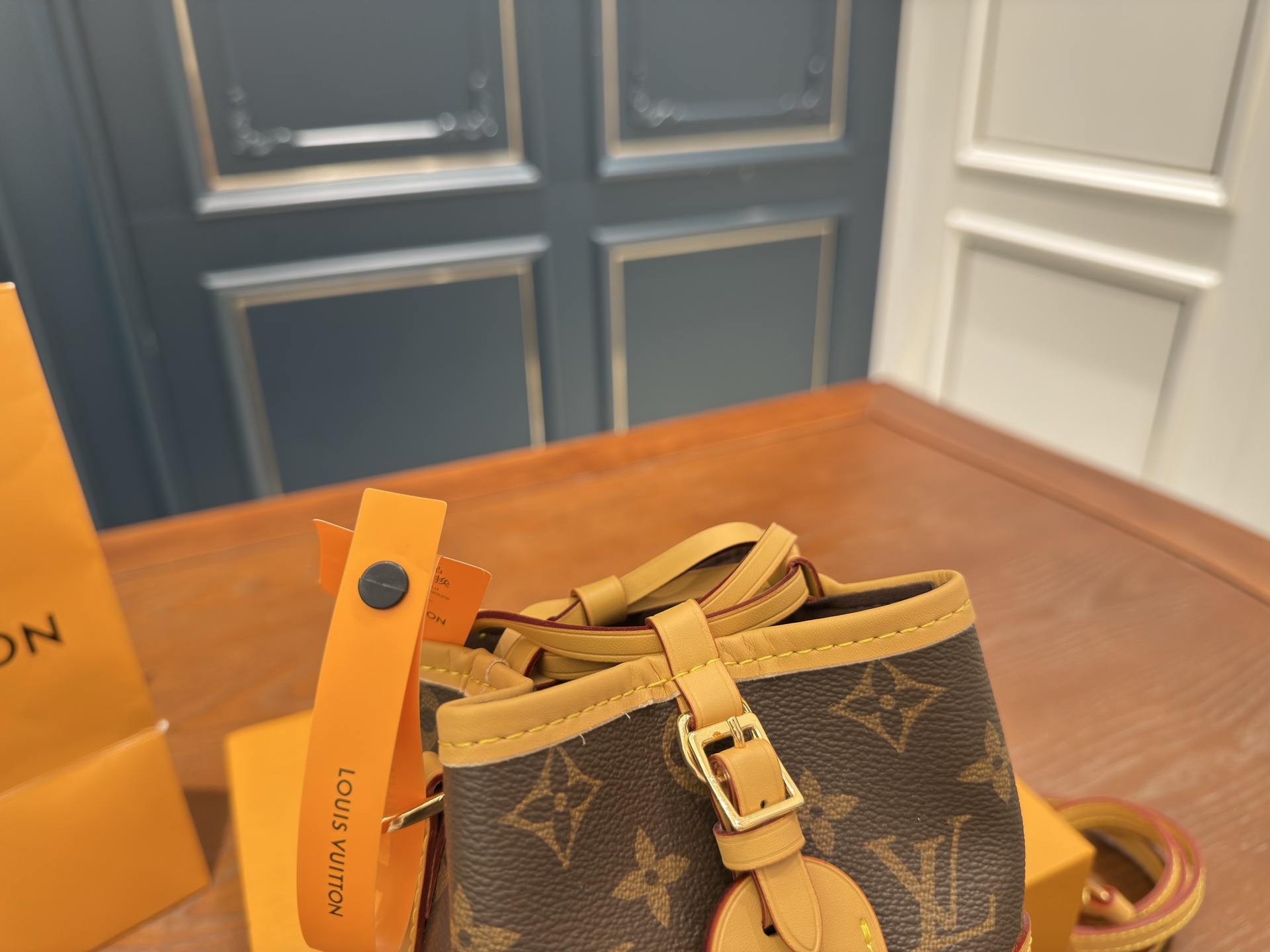 LV noe purse ramen dumplings bag
