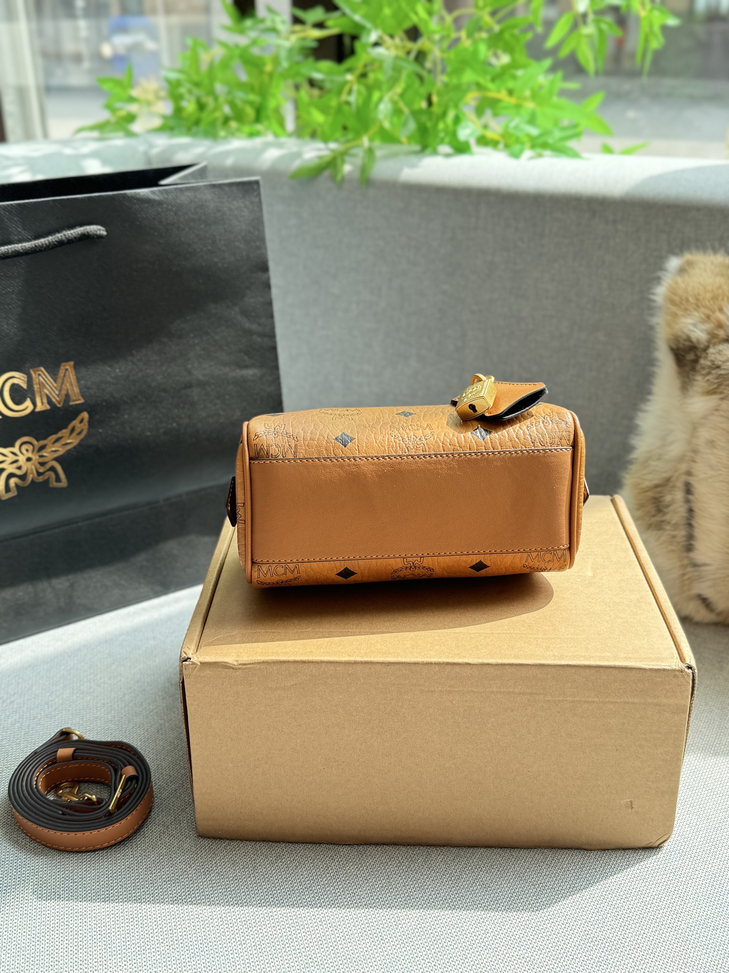 MCM Boston crossbody shoulder bag