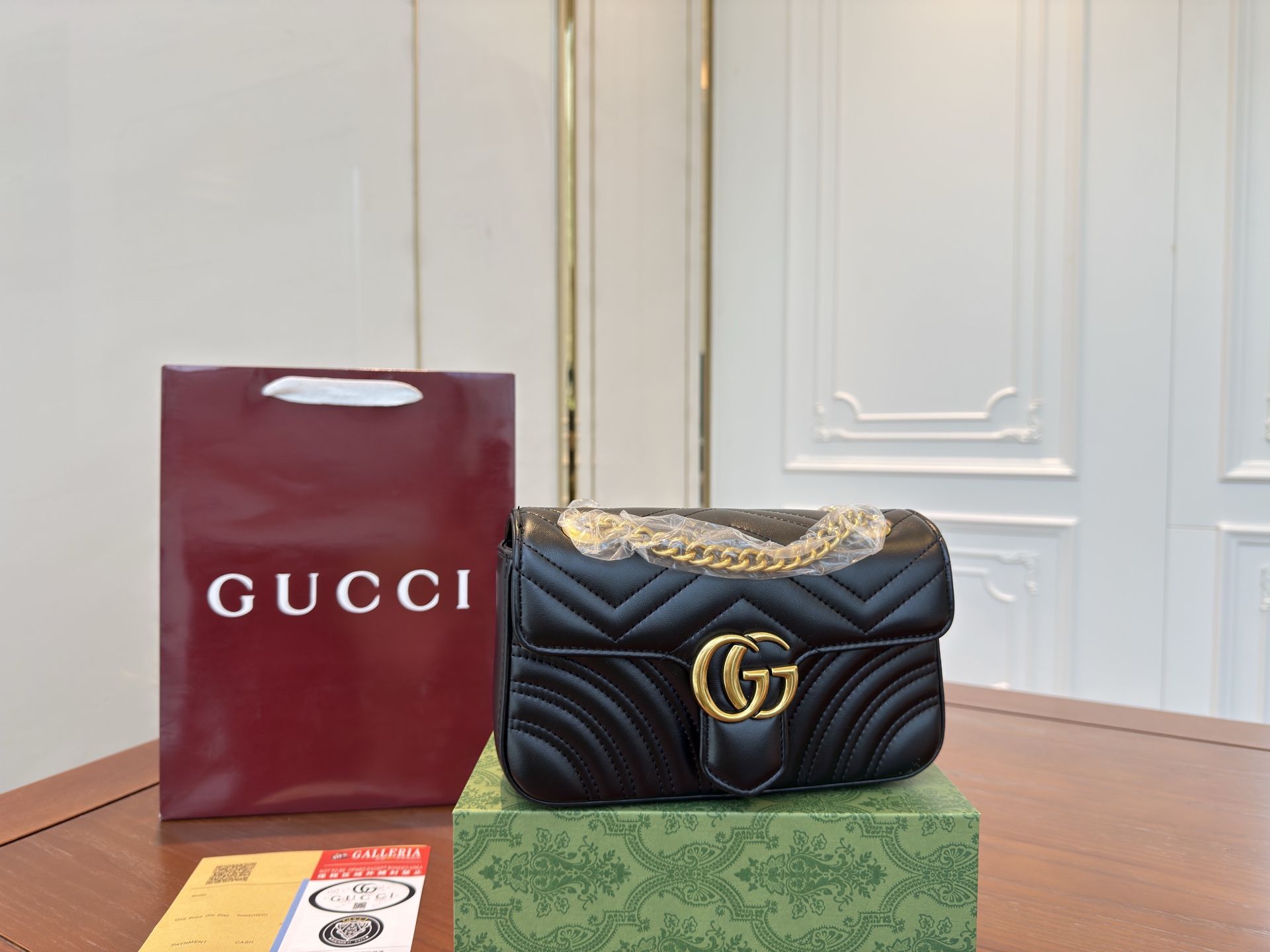 Gucci classic all-match Marmont shoulder bag crossbody bag women's bag