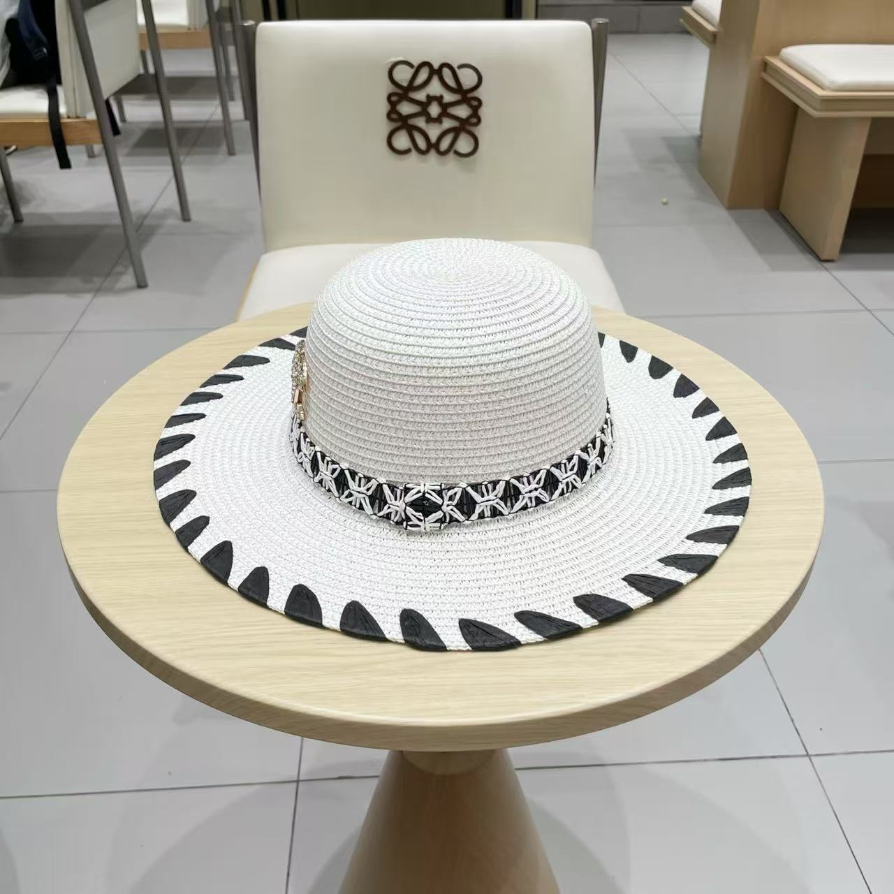Chanel straw hat