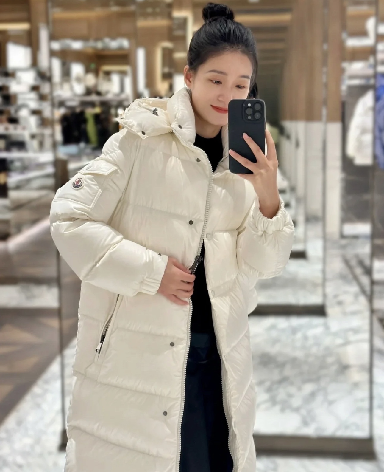 Moncler Cavettaz Long down jackets coats