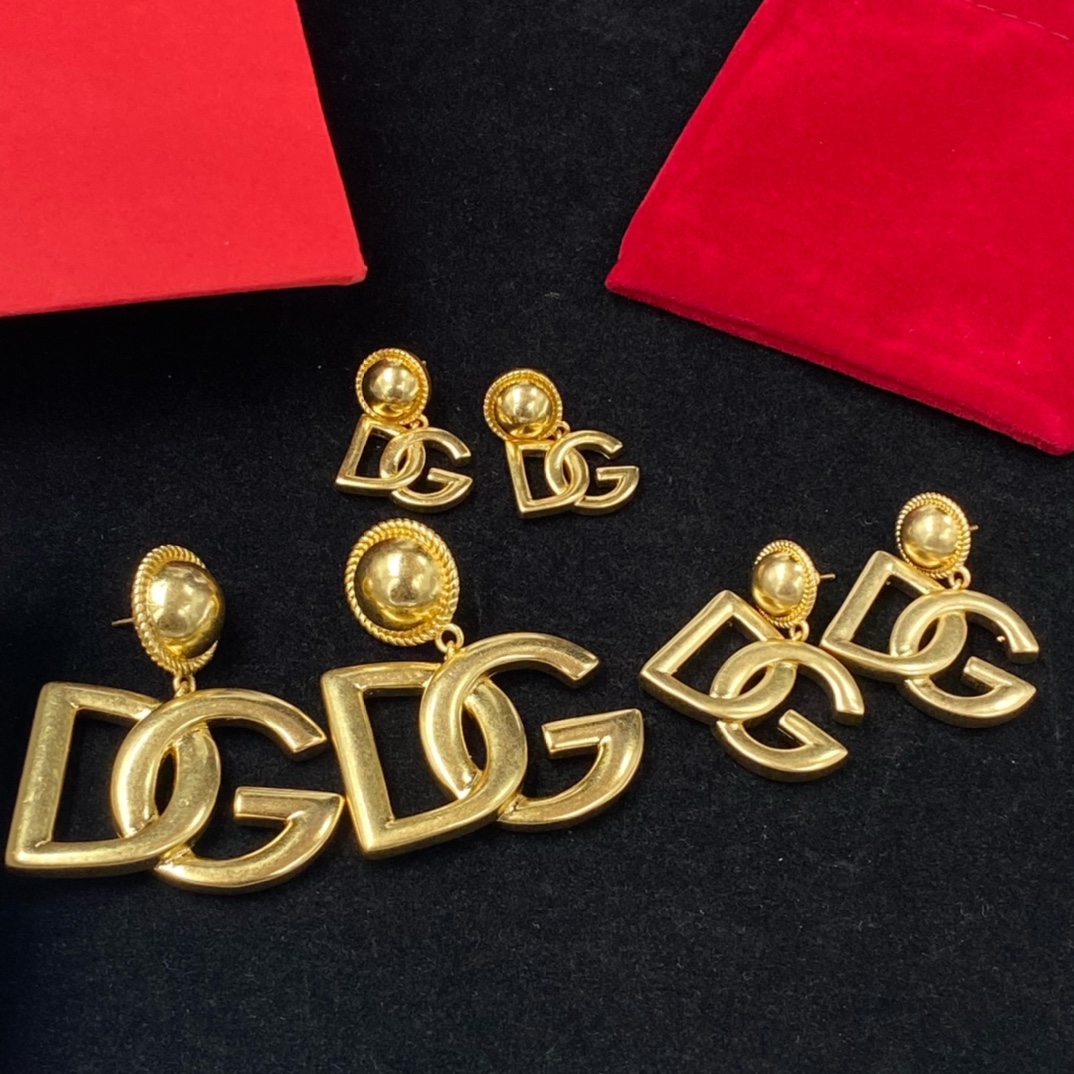 Dolce & Gabbana letter earrings