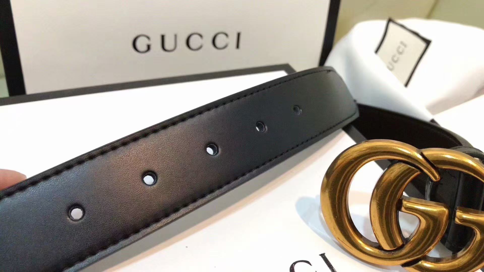 Gucci double G belt