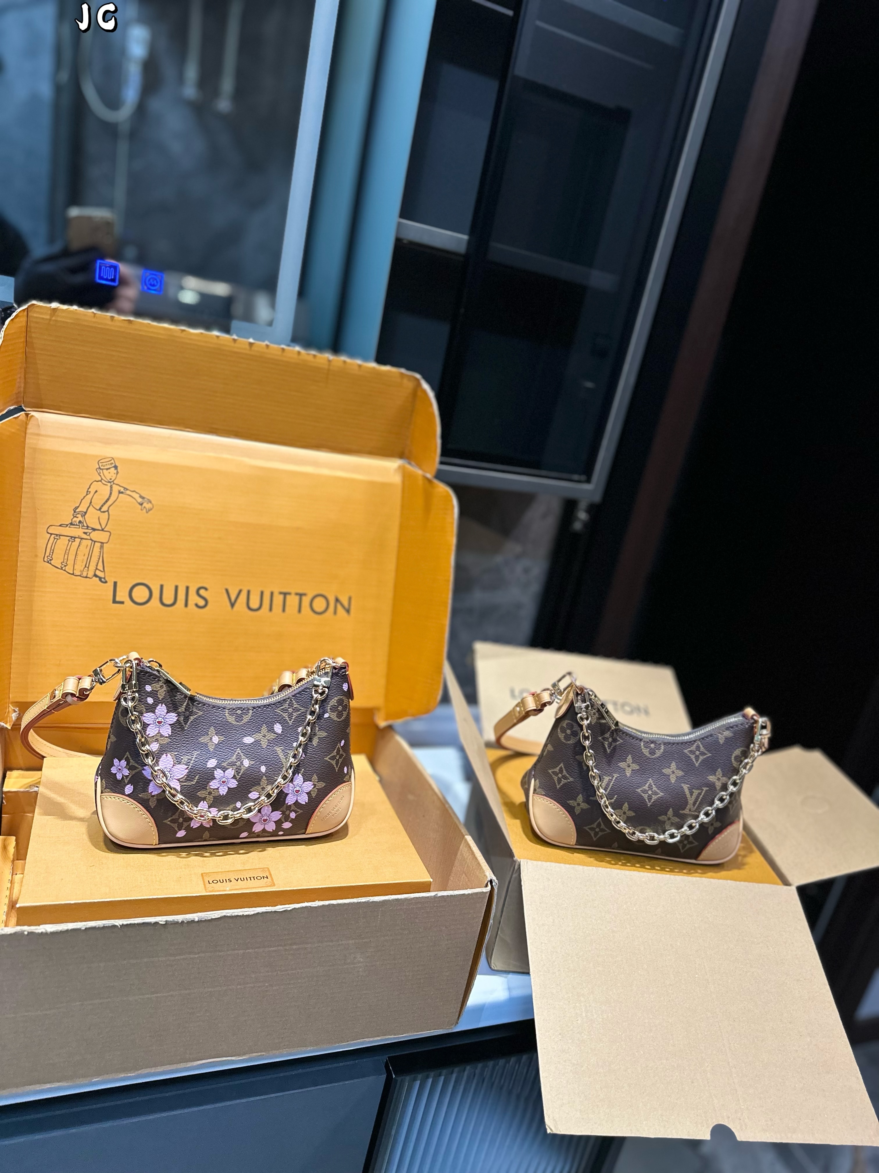 LV Boulogne Nano mini horn bag