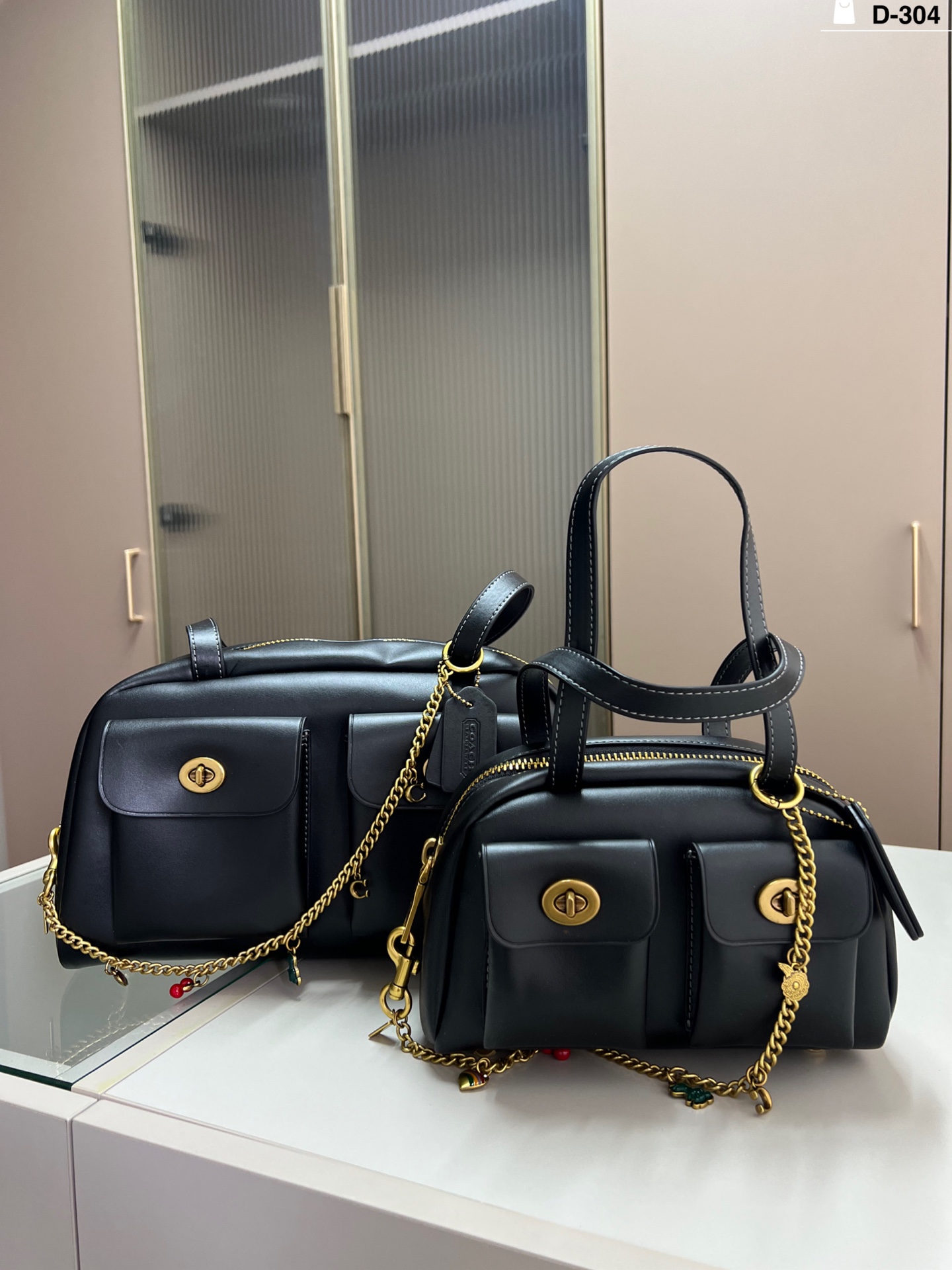 Coach Twin Trunlock Bag