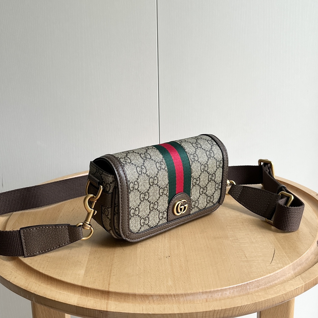 Gucci Ophidia Bag Classic Magnetic Snap Closure