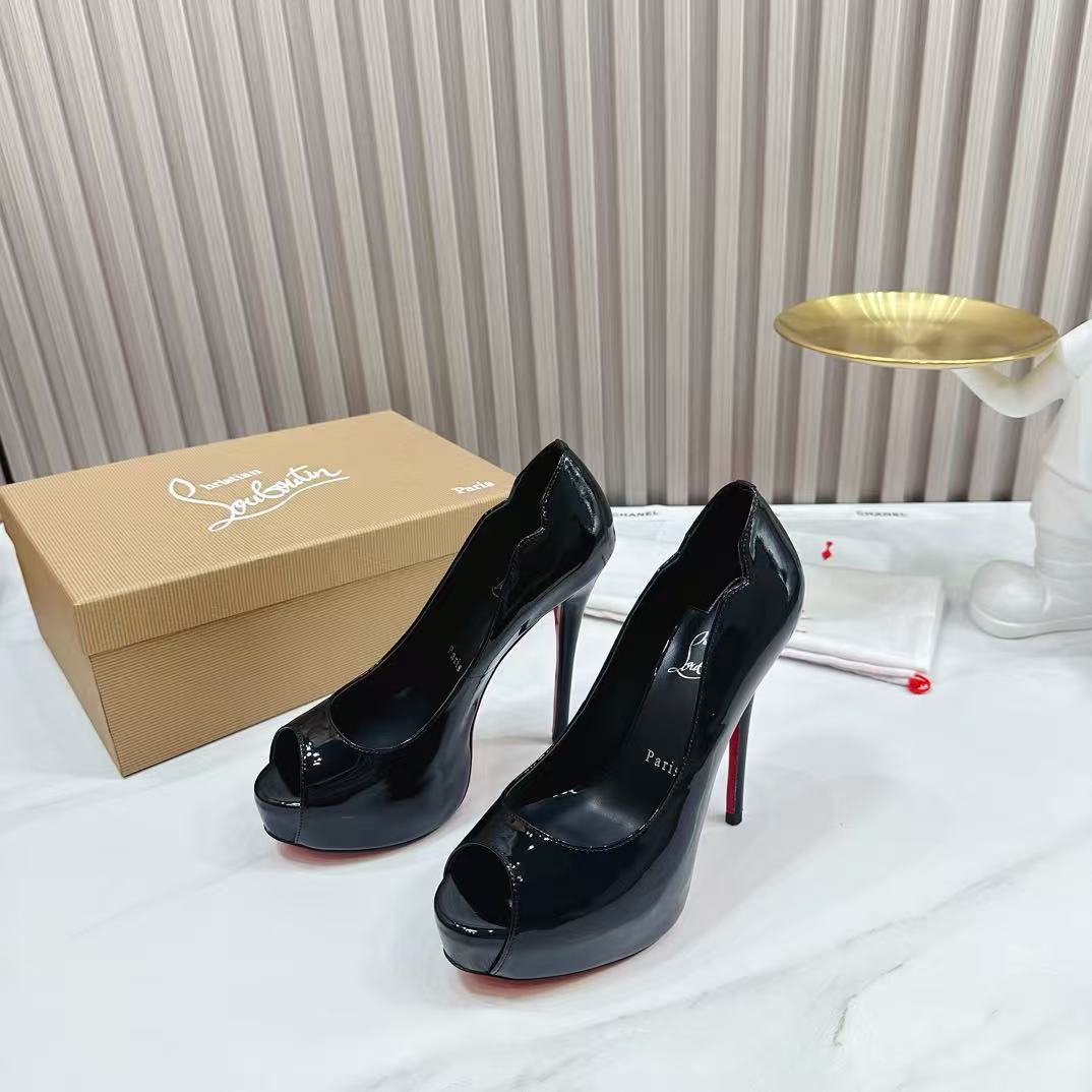 CL thick-soled high heels