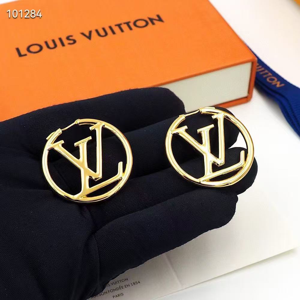 LV Letter Earrings
