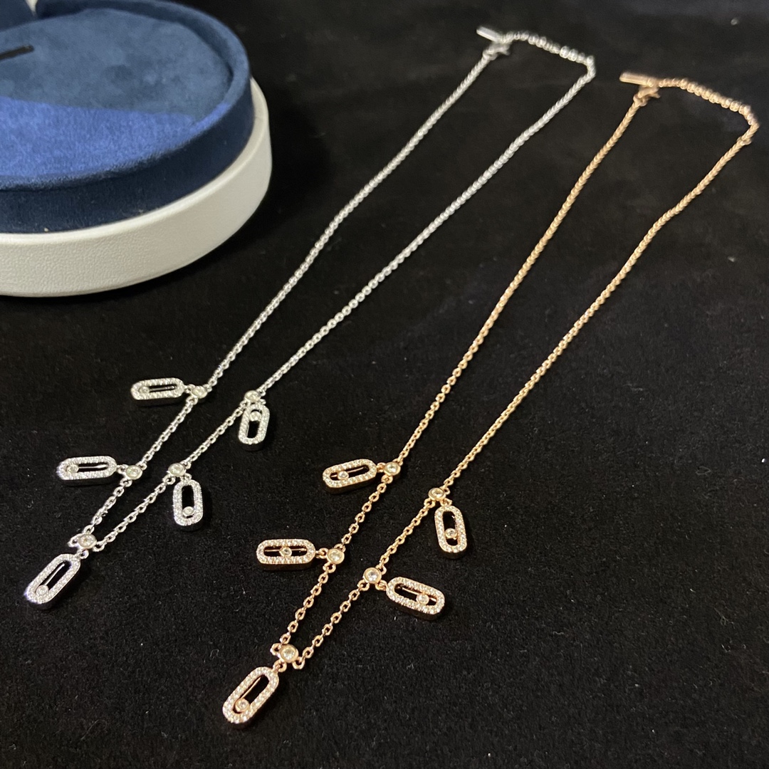 Messika pin necklace