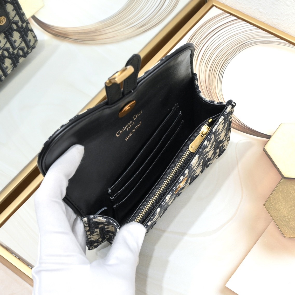 Dior saddle shoulder bag