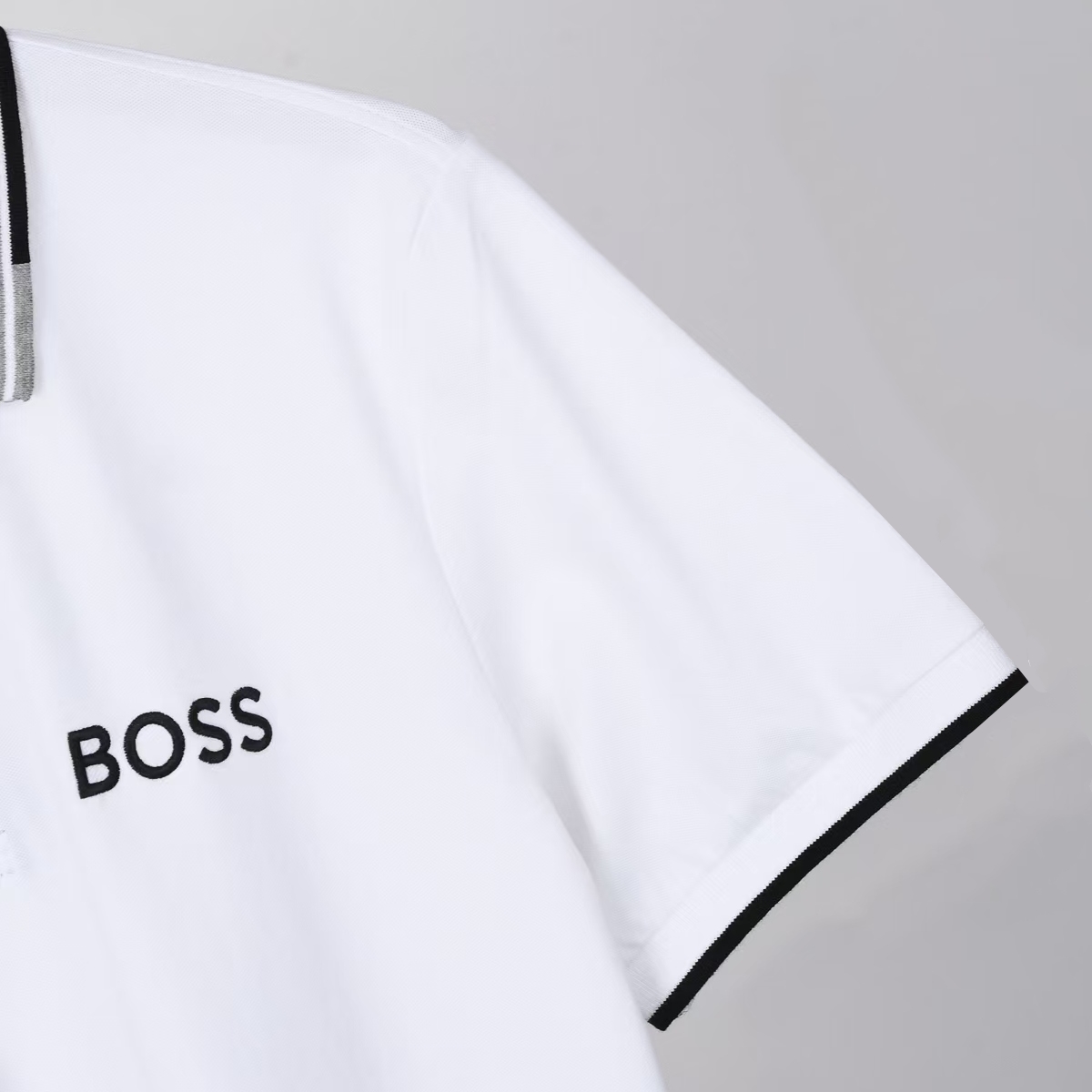 BOSS Polo Shirt Collared Short-Sleeve