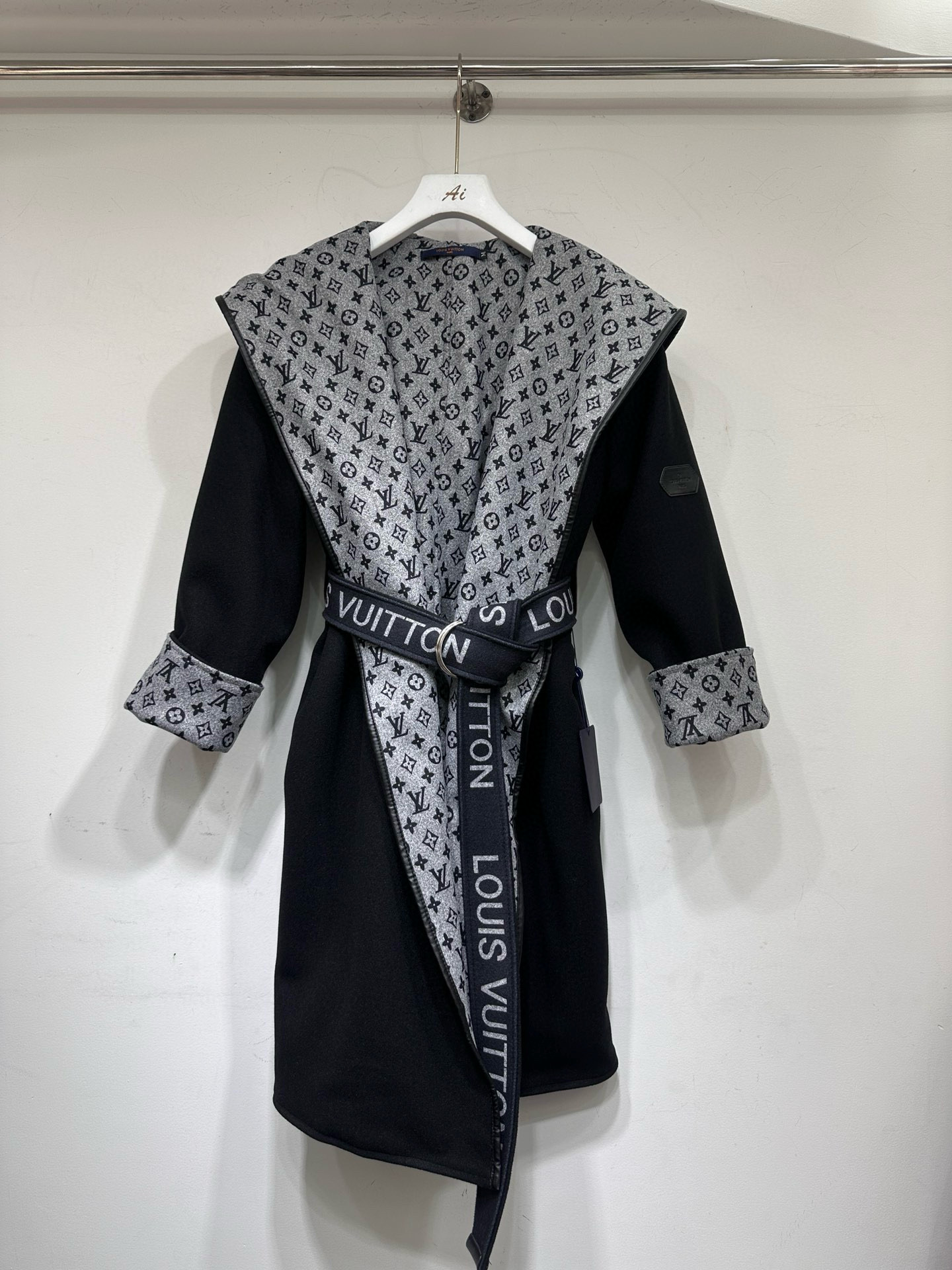 LV Louis Vuitton long wool coat