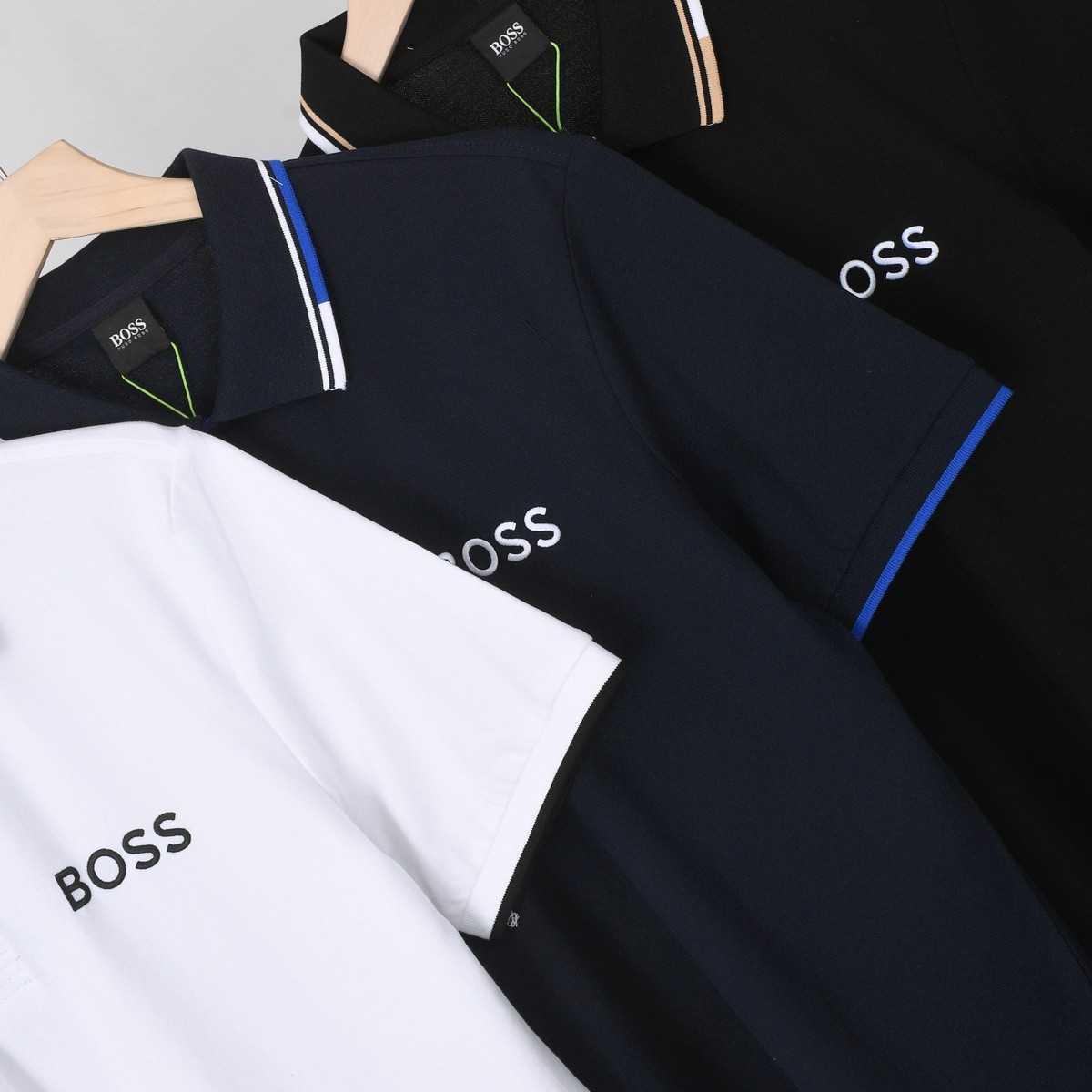BOSS Polo Shirt Collared Short-Sleeve