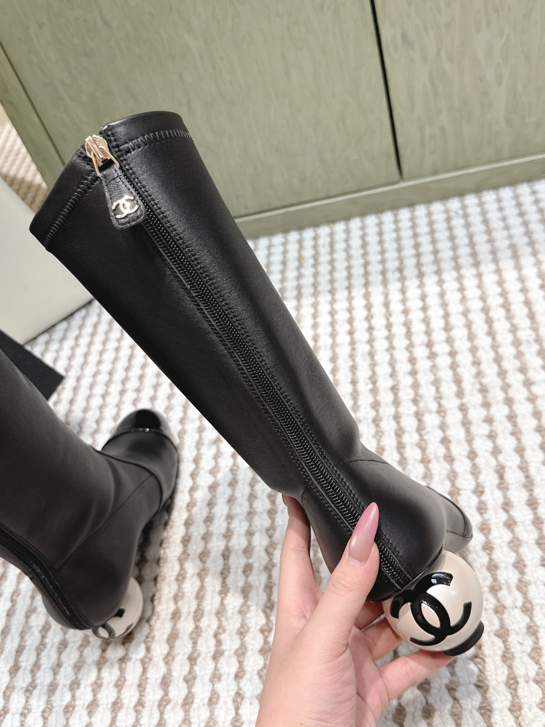 CHANEL Pearl Boots