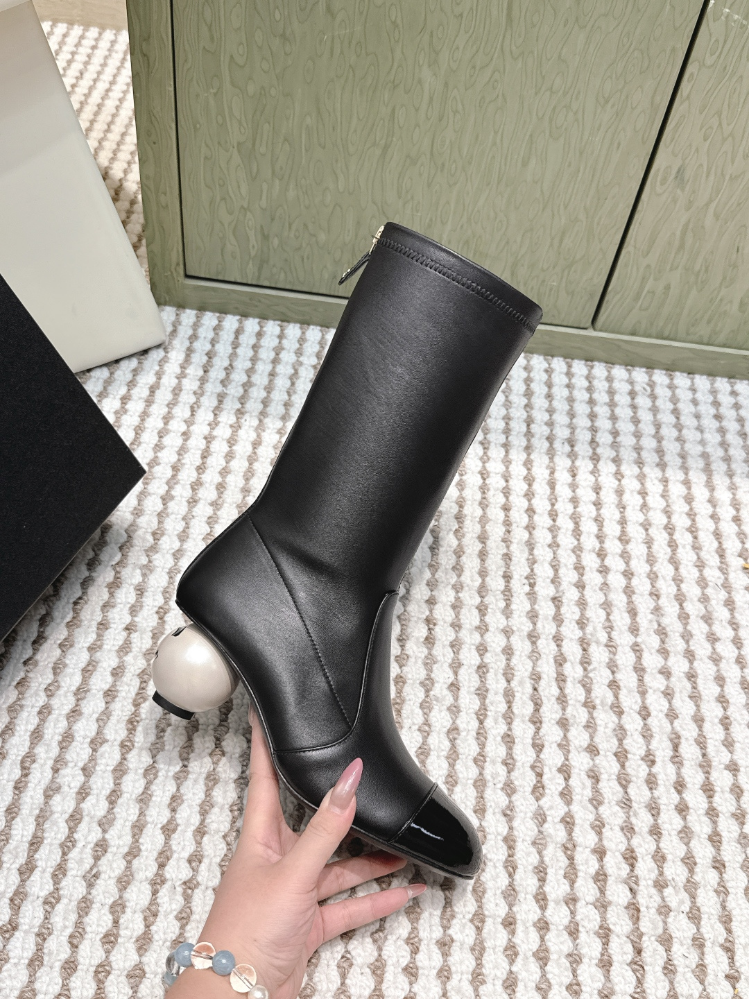 CHANEL Pearl Boots