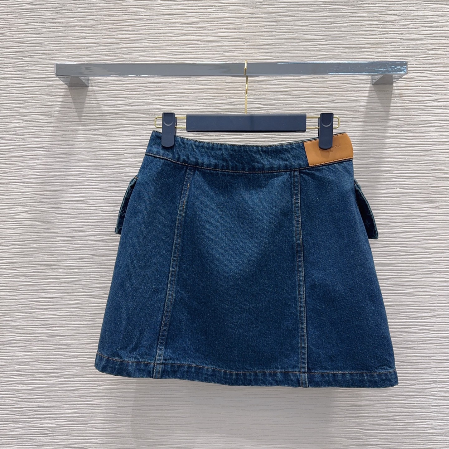 LV Denim Skirt