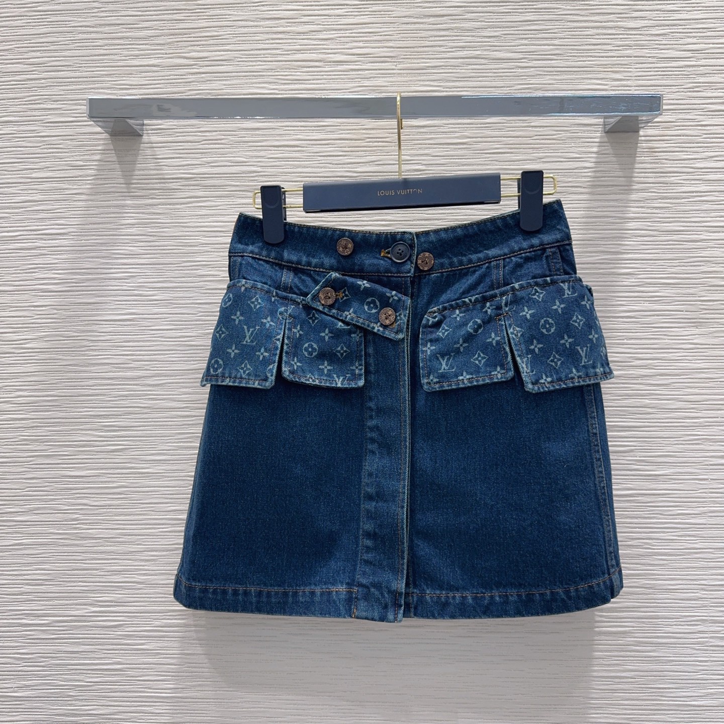 LV Denim Skirt