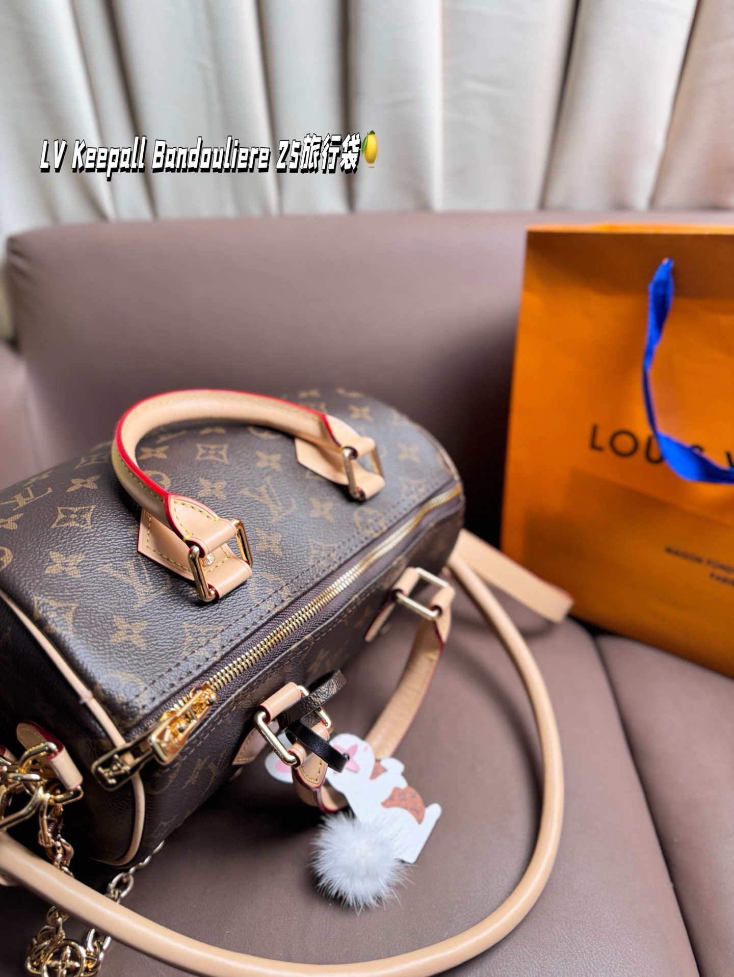LV Keepall Bandouliere 25 travel bag
