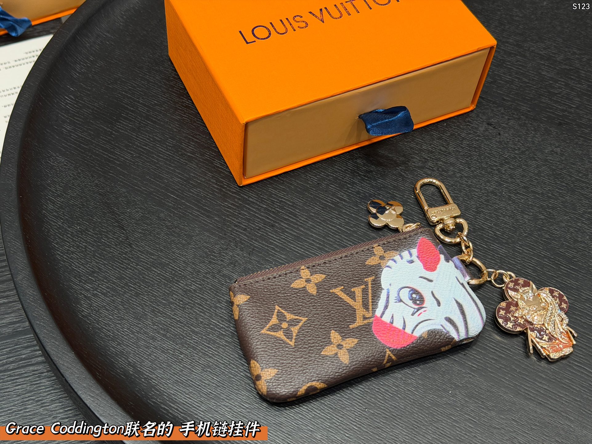 LV Grace Coddington collaboration phone charm