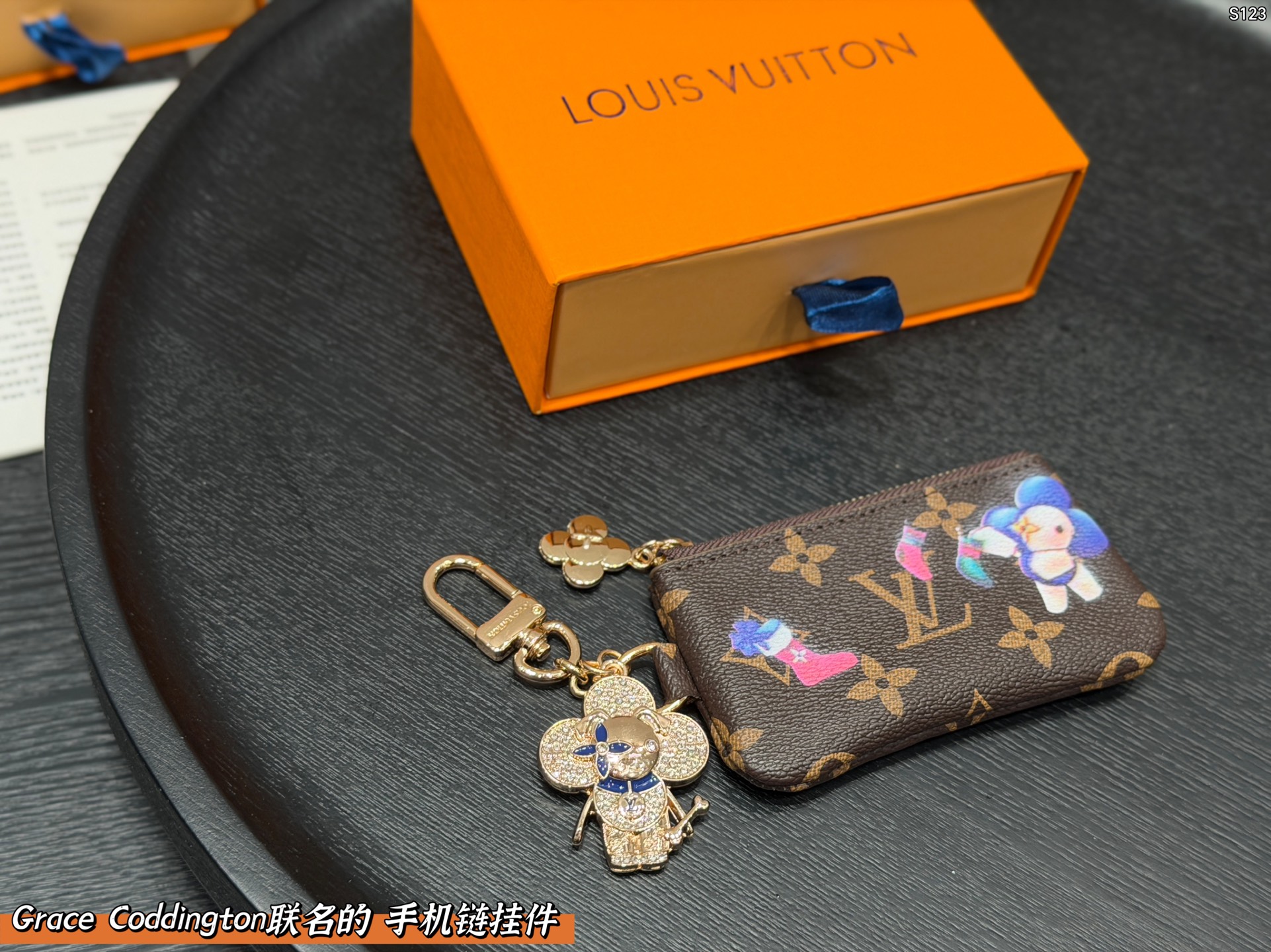 LV Grace Coddington collaboration phone charm
