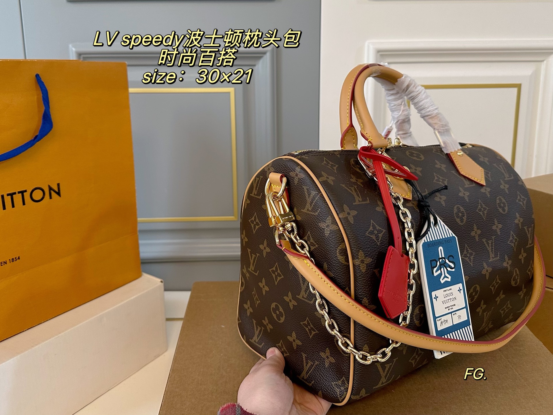 Louis Vuitton Speedy Boston Pillow Bag