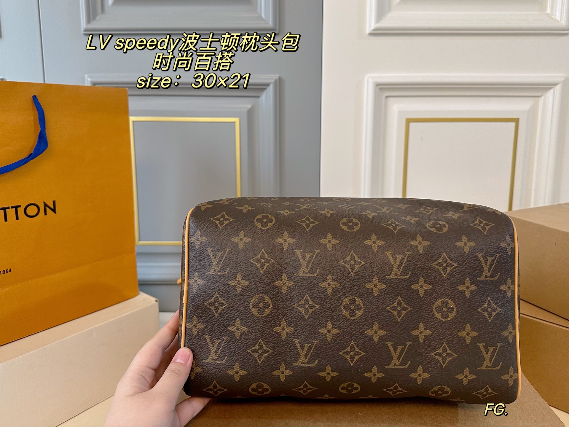 Louis Vuitton Speedy Boston Pillow Bag