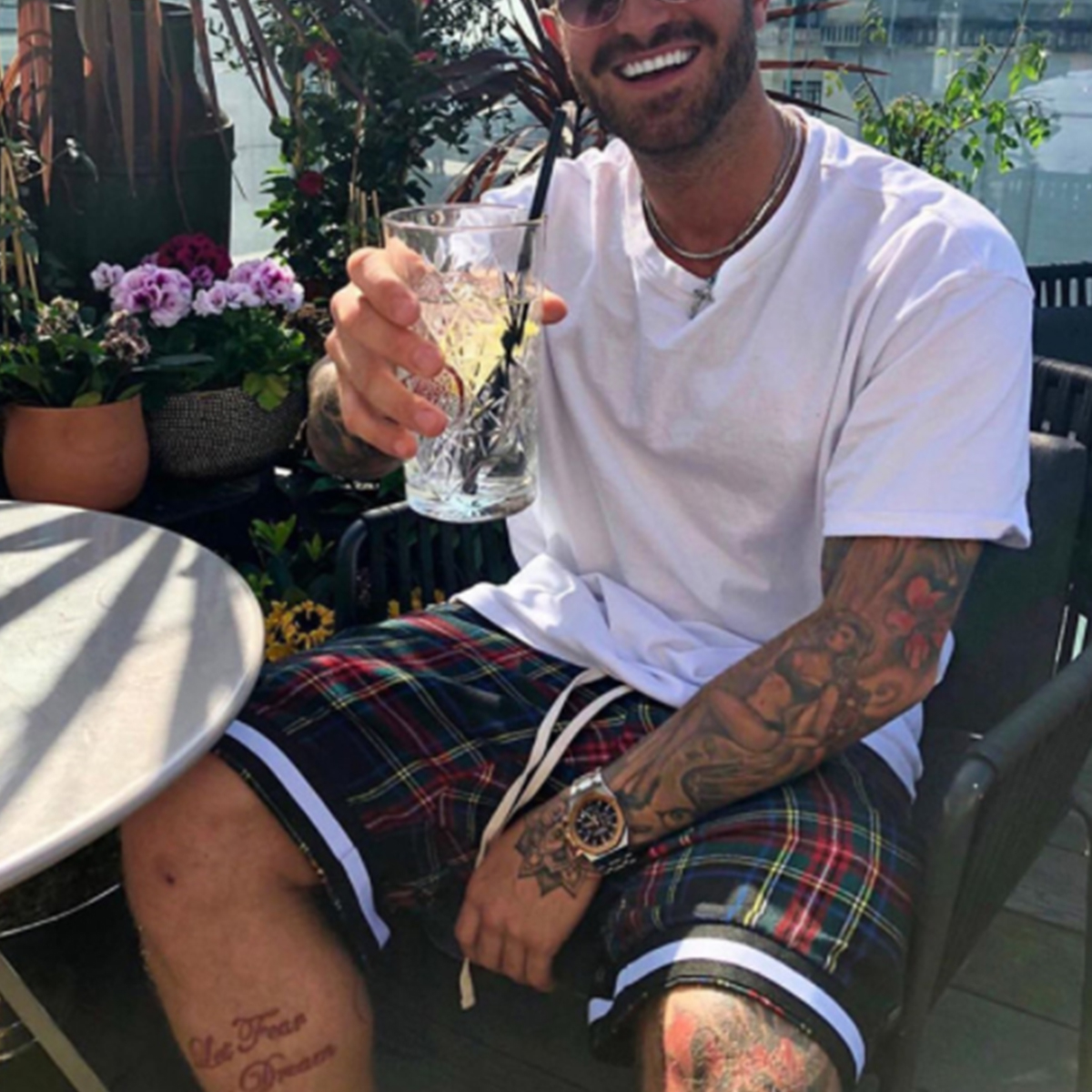 Retro plaid Scotch shorts pants