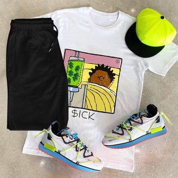 Casual Printed Sport Shorts Set