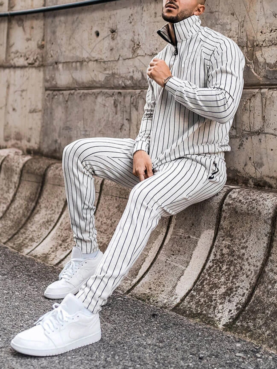 Striped casual suits
