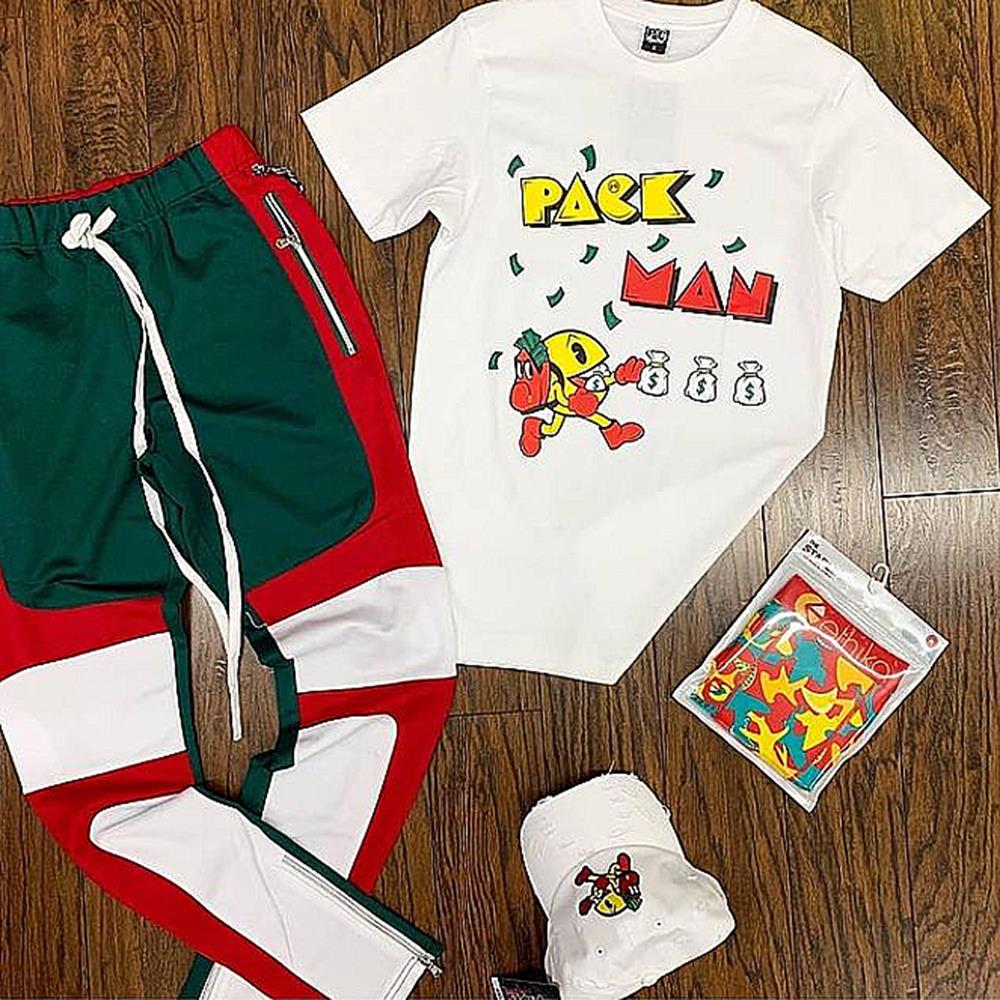 Cartoon T-shirt and pants suit