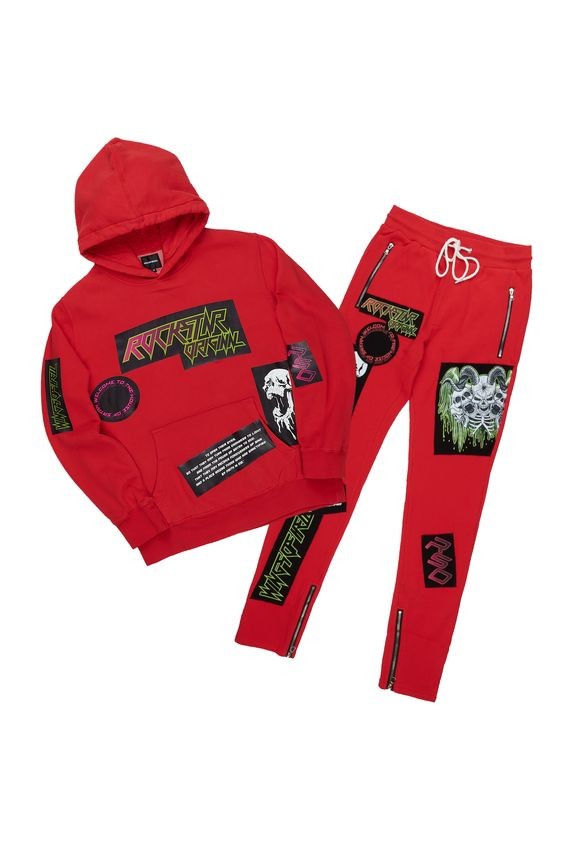 skeleton personality printed set