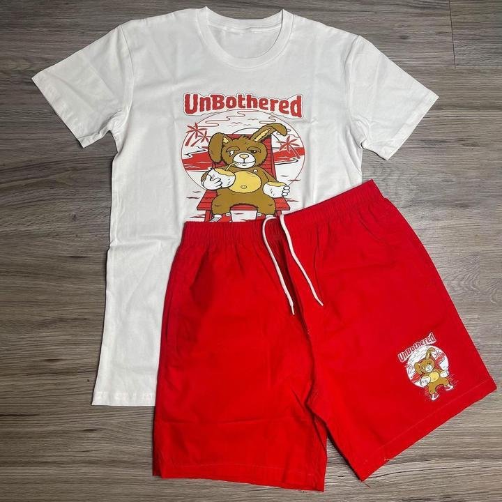 Personalized red rabbit suit