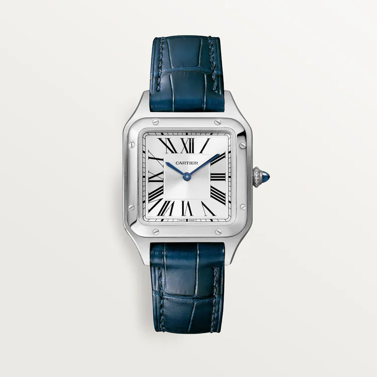 SANTOS-DUMONT Blue Strap 43.5mm