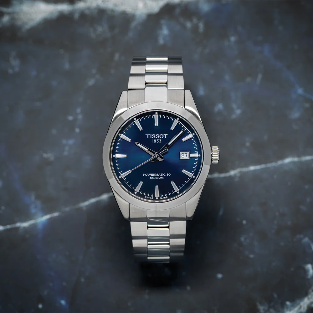 Gentleman Powermatic 80 Silicium 40mm - Blue on Bracelet