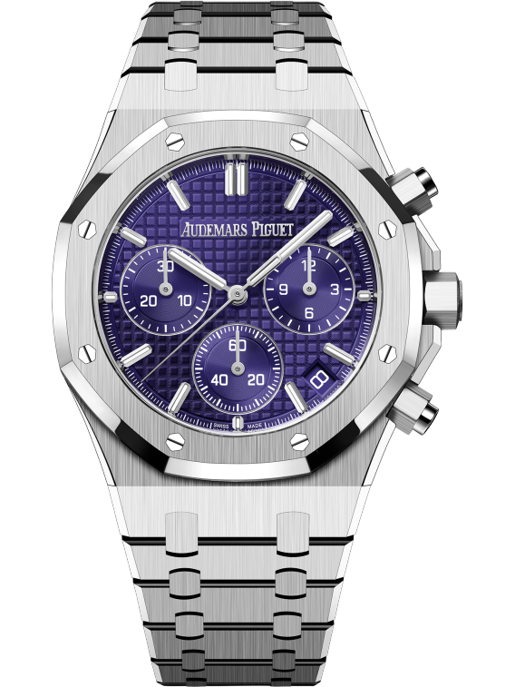 AUDEMARS PIGUET CHRONOGRAPH Purple Dial 41mm