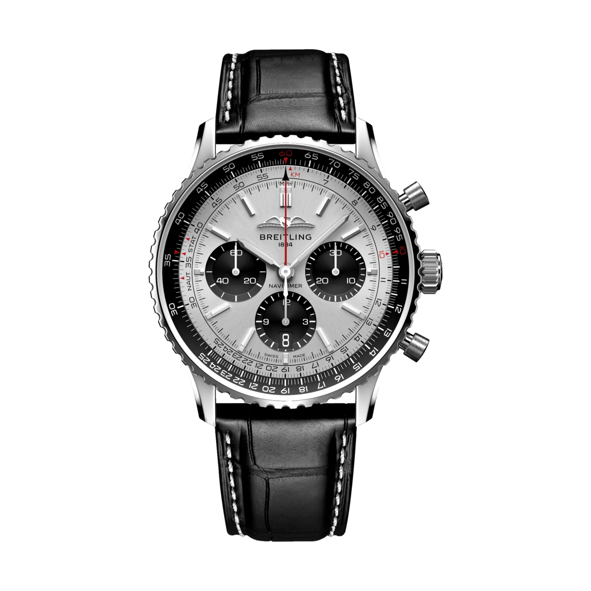 Navitimer B01 Chronograph 43mm Stainless Steel - Silver