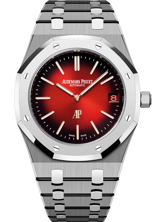 AUDEMARS PIGUET “JUMBO” EXTRA-THIN Smoked Burgundy Dial 39mm