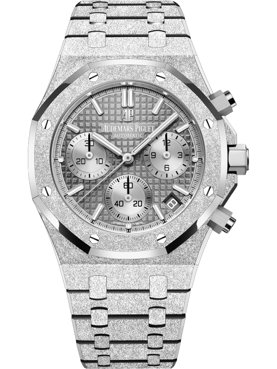 AUDEMARS PIGUET FROSTED GOLD CHRONOGRAPH Grey Dial 41mm