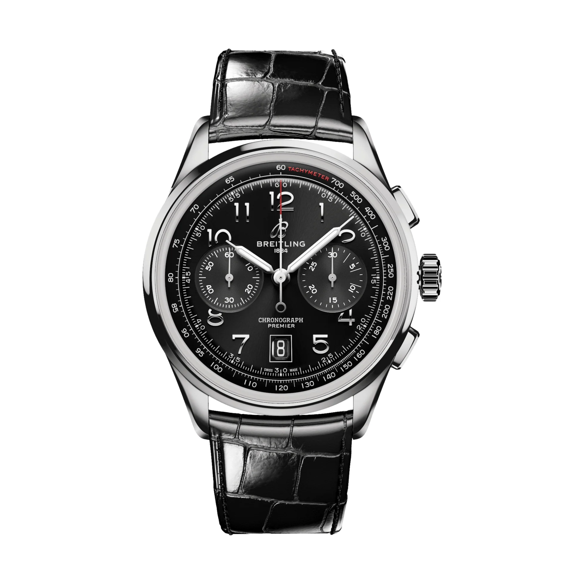Premier B01 Chronograph 42mm Stainless Steel - Black