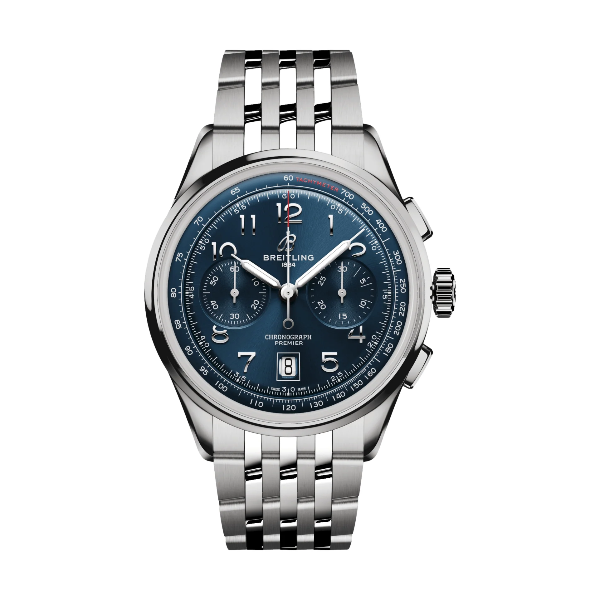Premier B01 Chronograph 42mm Stainless Steel - Blue