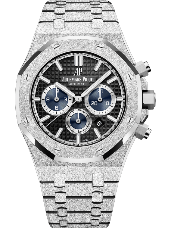 AUDEMARS PIGUET FROSTED CHRONOGRAPH Black Dial 41mm