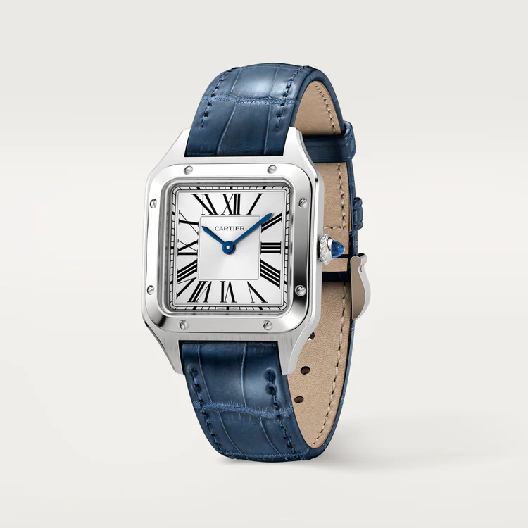 SANTOS-DUMONT Blue Strap 43.5mm